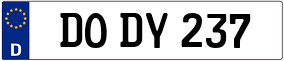 Truck License Plate